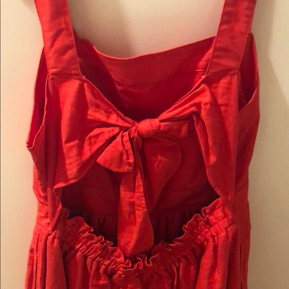 Red JCrew sundress - Picture 3 of 4